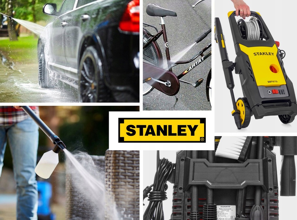 Купить МОЙКА ДАВЛЕНИЯ STANLEY 170 БАР МЕТАЛЛИЧЕСКИЙ НАСОС XL: отзывы, фото, характеристики в интерне-магазине Aredi.ru