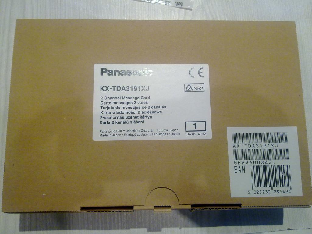 KARTA PANASONIC KX-TDA3191 DISA DO KX-TDA15 TDA30