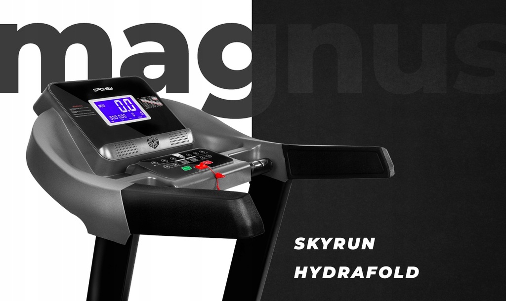 Bieżnia elektryczna Spokey MAGNUS 130kg kąt nachylenia15% prędkość