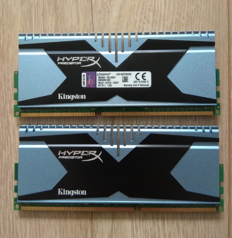 RAM Kingston Predator 2 x 4GB KHX18C9T2K2/8X BCM