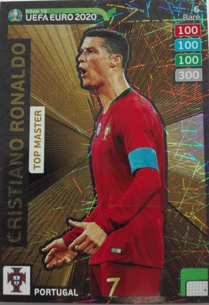 ROAD TO EURO 2020 RARE 6 TOP MASTER RONALDO