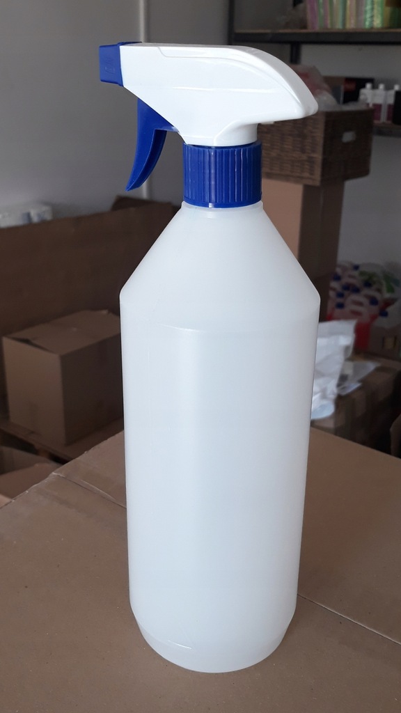 Butelka plastikowa1L+spryskiwacz opakowanie 25 szt