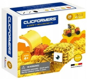 807002 Clicformers - Craft set yellow; 25 el.