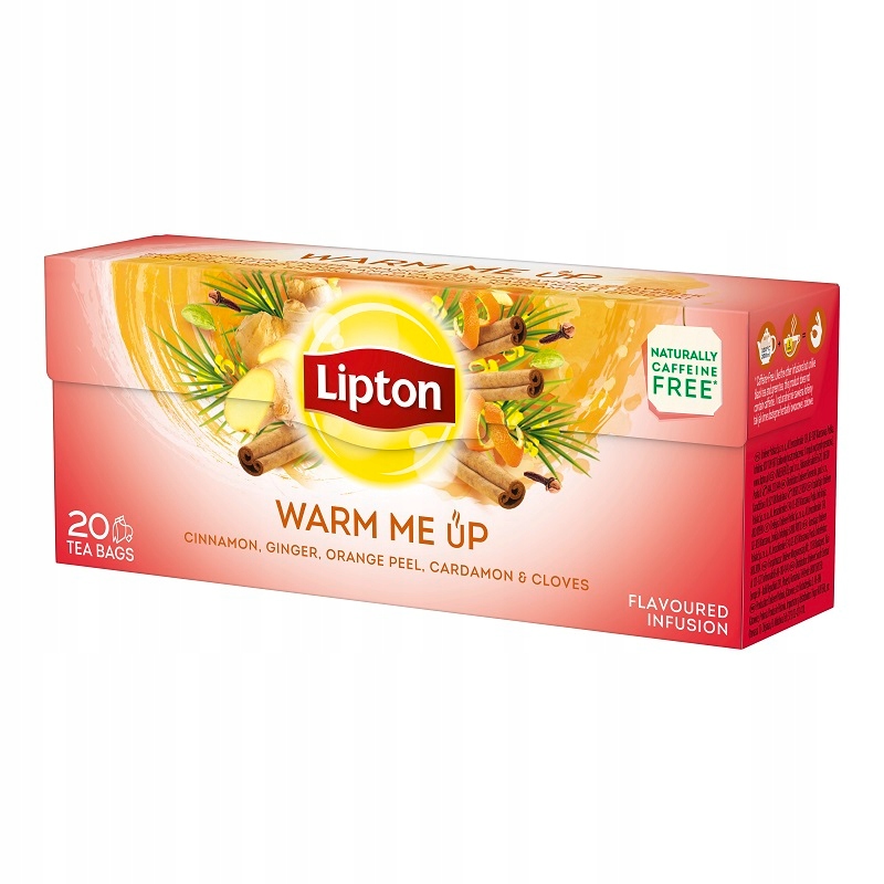 LIPTON Herbata owocowa Warm Me Up 20 torebek