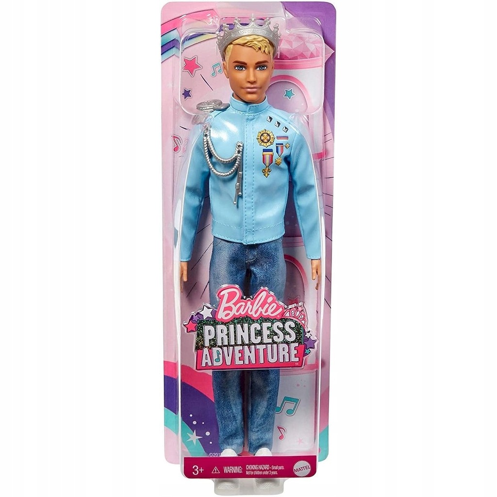 Barbie Ken Przygody Księżniczek Książe GML67