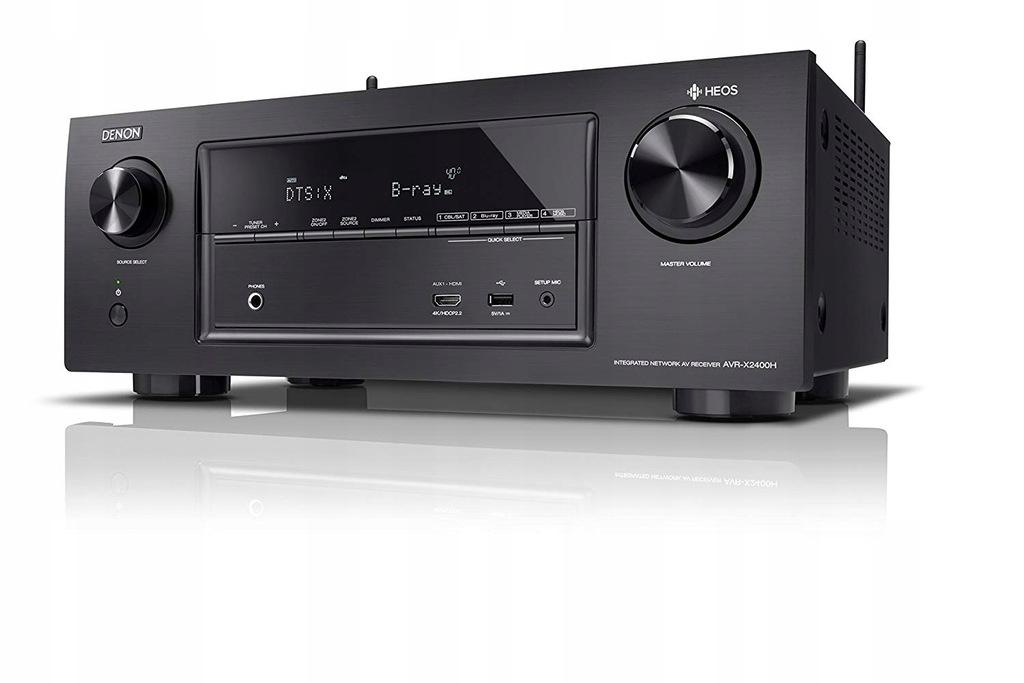 Купить Denon AVR-X2400H Черный 7.2 Heos/Atmos 7x150 Вт: отзывы, фото, характеристики в интерне-магазине Aredi.ru