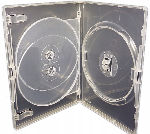 Pudełka AMARAY na 3 x DVD 14mm Super CLEAR 10 szt