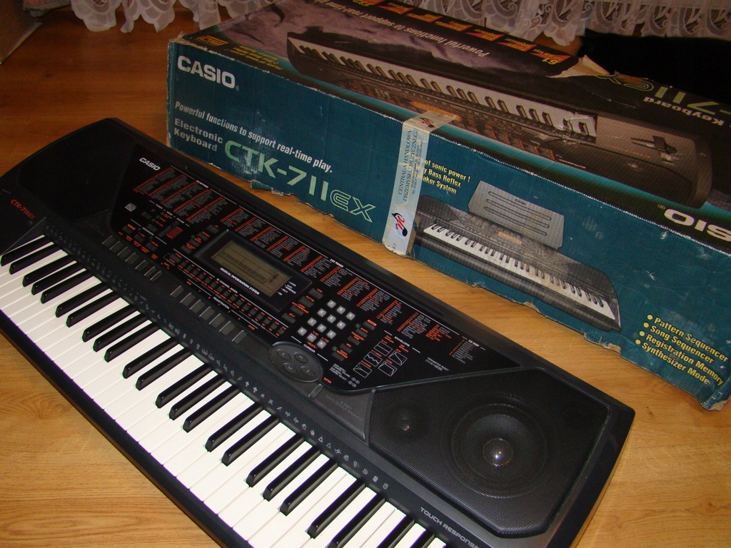 鍵盤楽器 Casio CTK-711 CX casio ctk 711 - 8635244650 - oficjalne archiwum Allegro