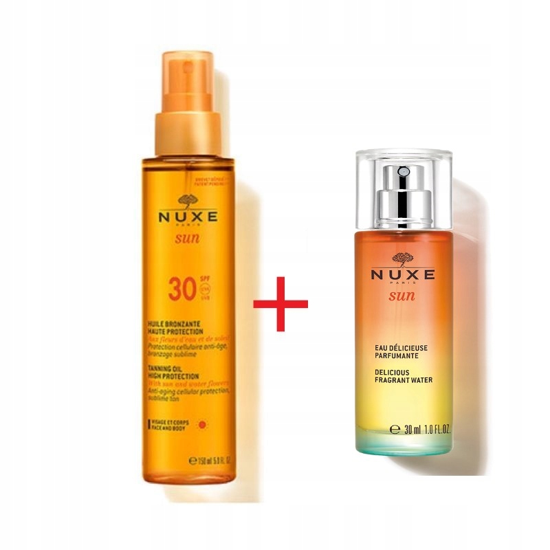 NUXE SUN SPF30 OLEJEK do opalania 150ml + GRATIS