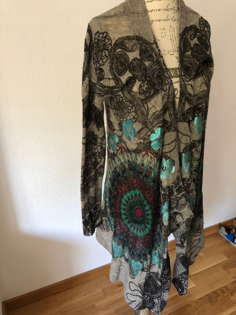 DESIGUAL sweter S wzór