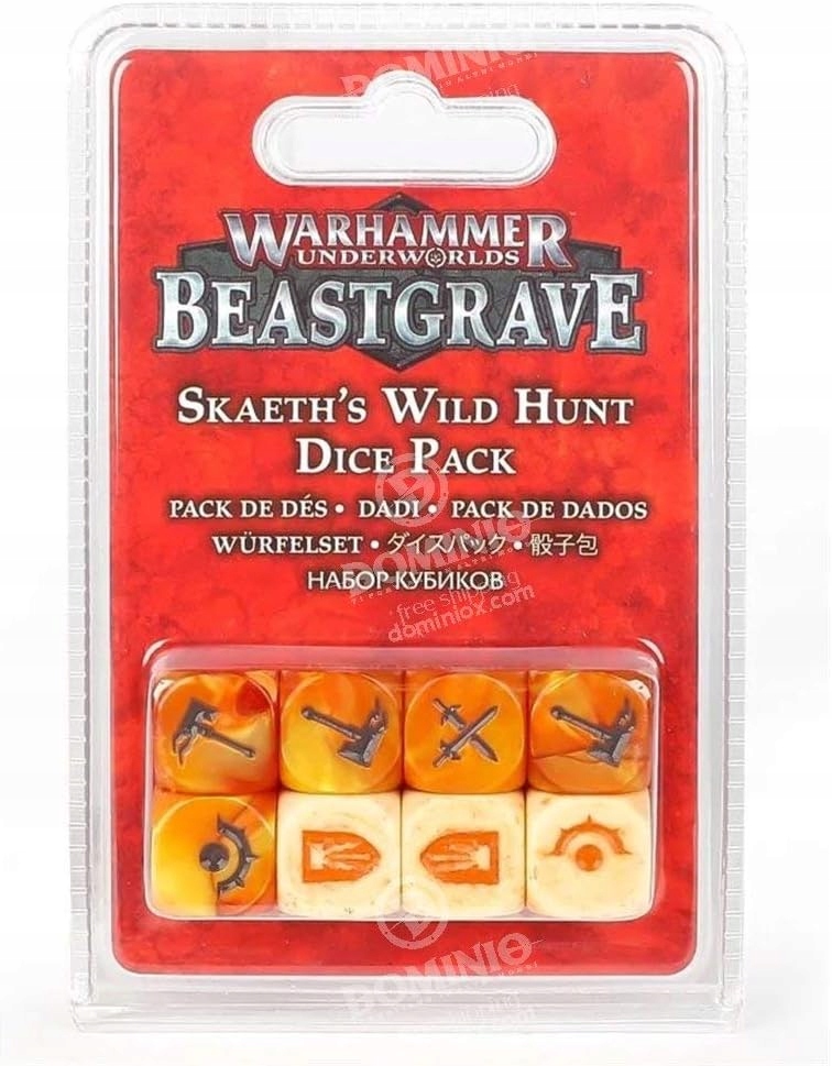 Kości do WARHAMMER UNDERWORLDS Beastgrave Skaeth's Wild Hunt Dice Pack