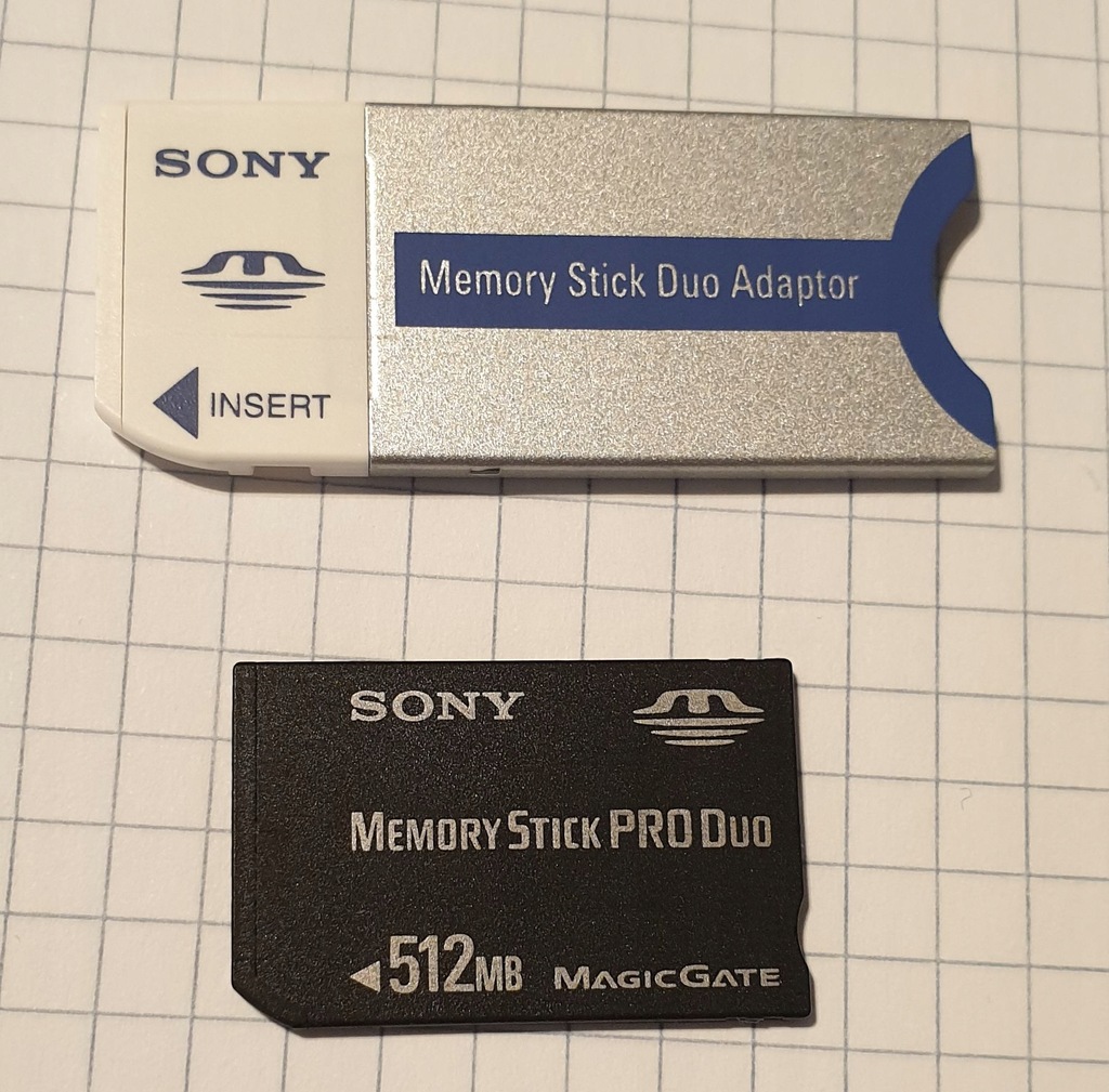 Karta pamięci Sony Memory Stick Pro Duo 512MB