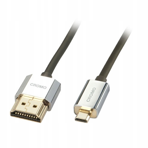 Lindy 41680 płaski Kabel HDMI - Micro HDMI 0.5m