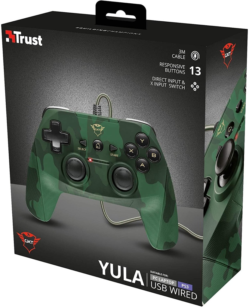 pad przewodowy PS3 Trust Gaming GXT 540C Yula /ZE