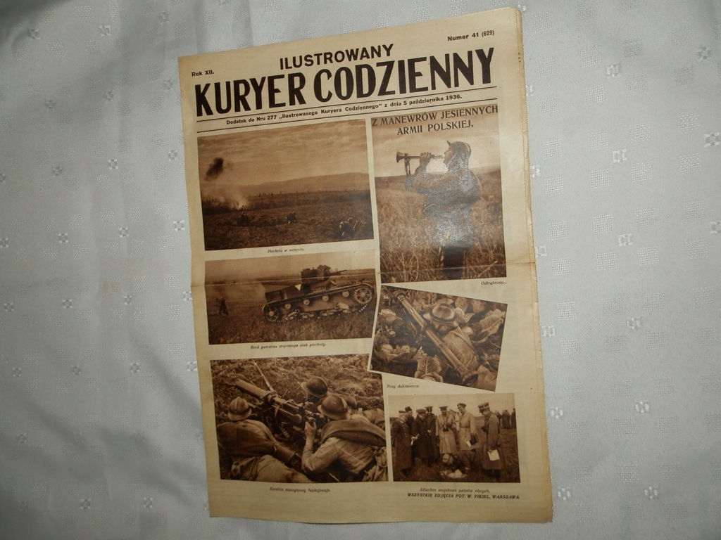 Z MANEWRÓW JESIENNYCH ARMII POLSKIEJ 1936 ROK