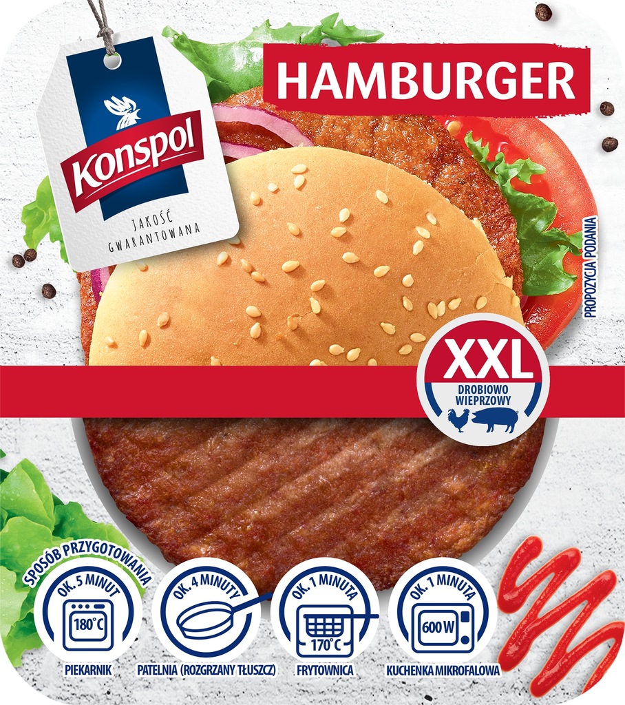 Hamburger XXL 290 g Konspol