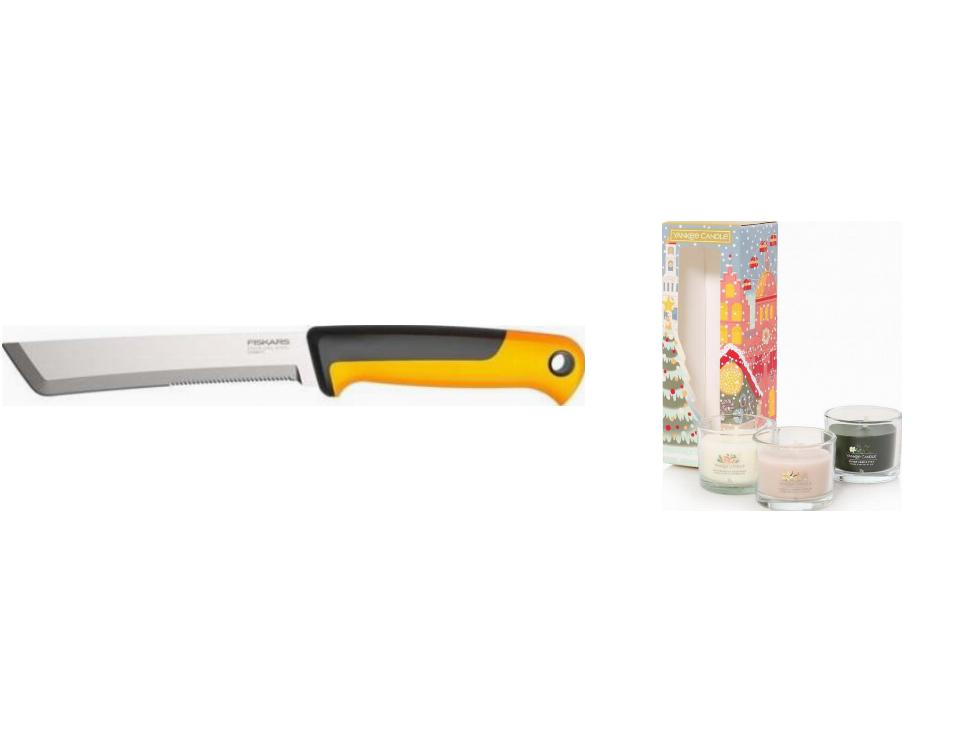 ZESTAW Fiskars K82 1062830 + MARKOWE ŚWIĄTECZNE ŚWIECZNE ŚWIECE!