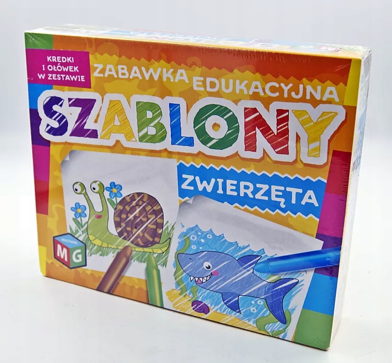 GRA SZABLONY ZWIERZĘTA / STAN FABRYCZNY