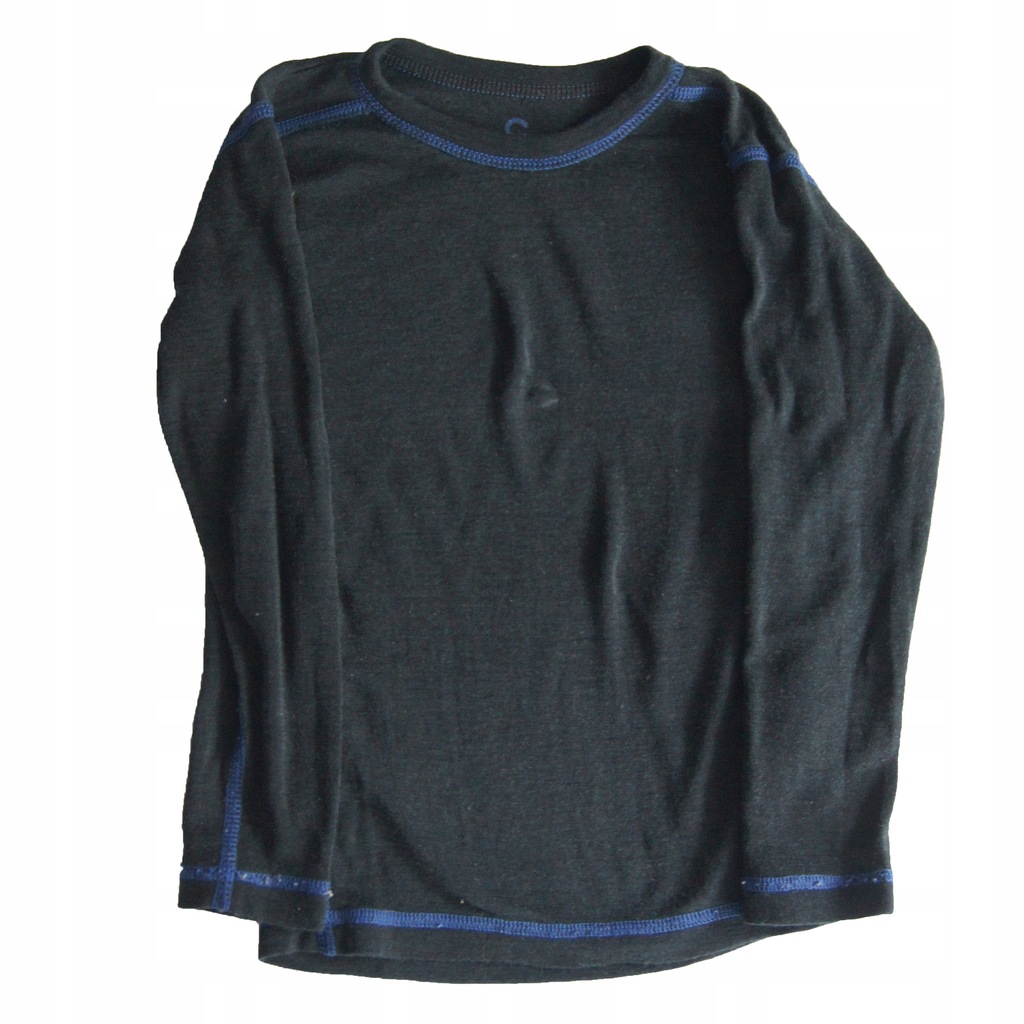Wełniana koszulka bluzka unisex roz. 98/104 CUBUS