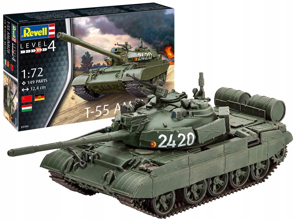 Купить Модель советского танка Т-55 Revell в масштабе 1:72 RV0018.: отзывы, фото, характеристики в интерне-магазине Aredi.ru