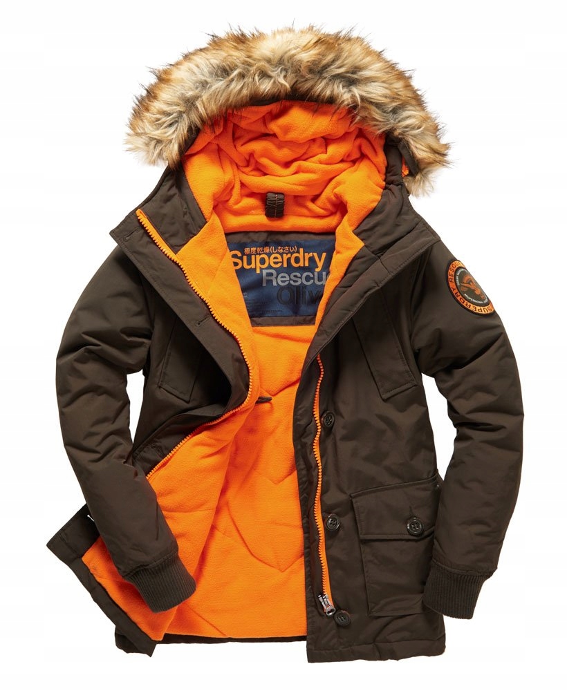 Superdry Rescue Olive - Parka - 8641970133 - oficjalne archiwum Allegro