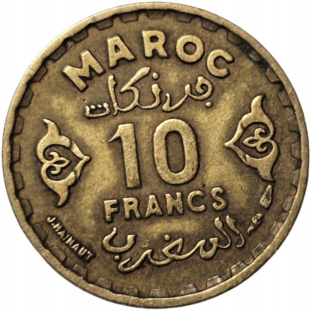 10 frank 1952 Maroko