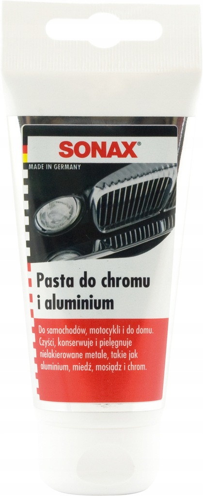 SX 308000 SONAX Pasta do chromu i aluminium 75ml