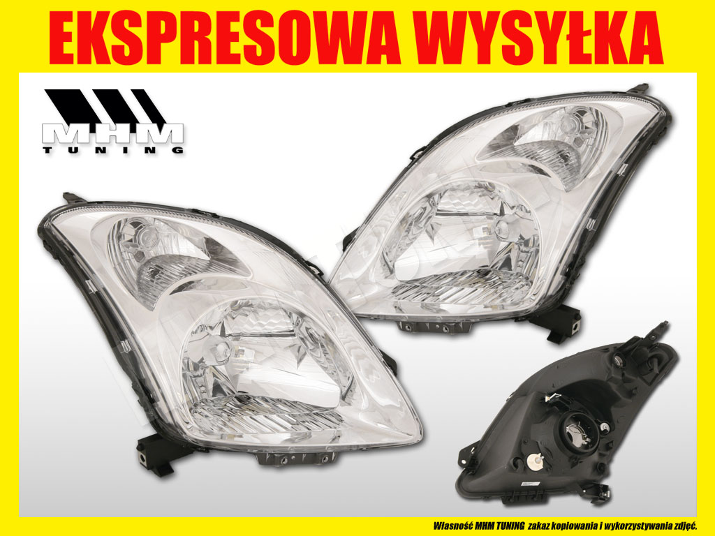 REFLEKTOR LAMPA SUZUKI SWIFT III MK6 20052010 R