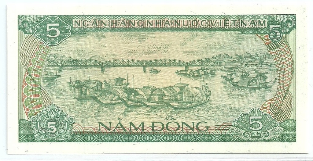 Wietnam, 5 dongów, 1985