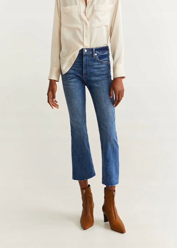 Boot crop jeans mango best sale