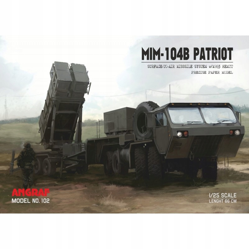 MIM-104B PATRIOT w/M983 HEMTT Angraf 1/25