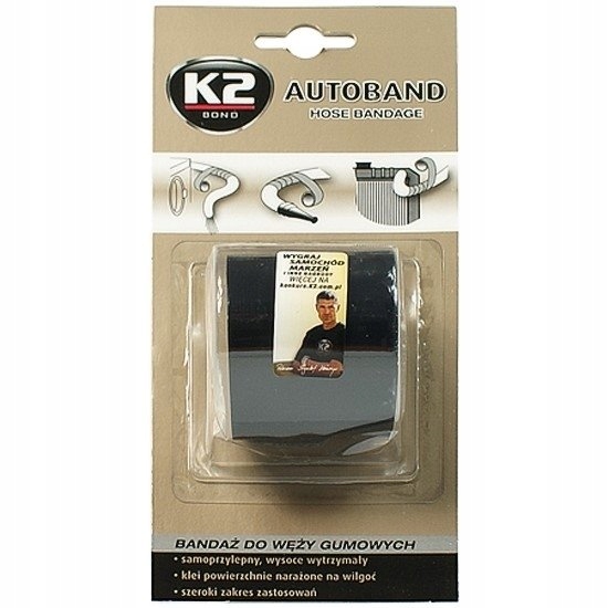 K2 AUTOBAND 5cm x 3m BANDAŻ DO WĘŻY GUMOWYCH