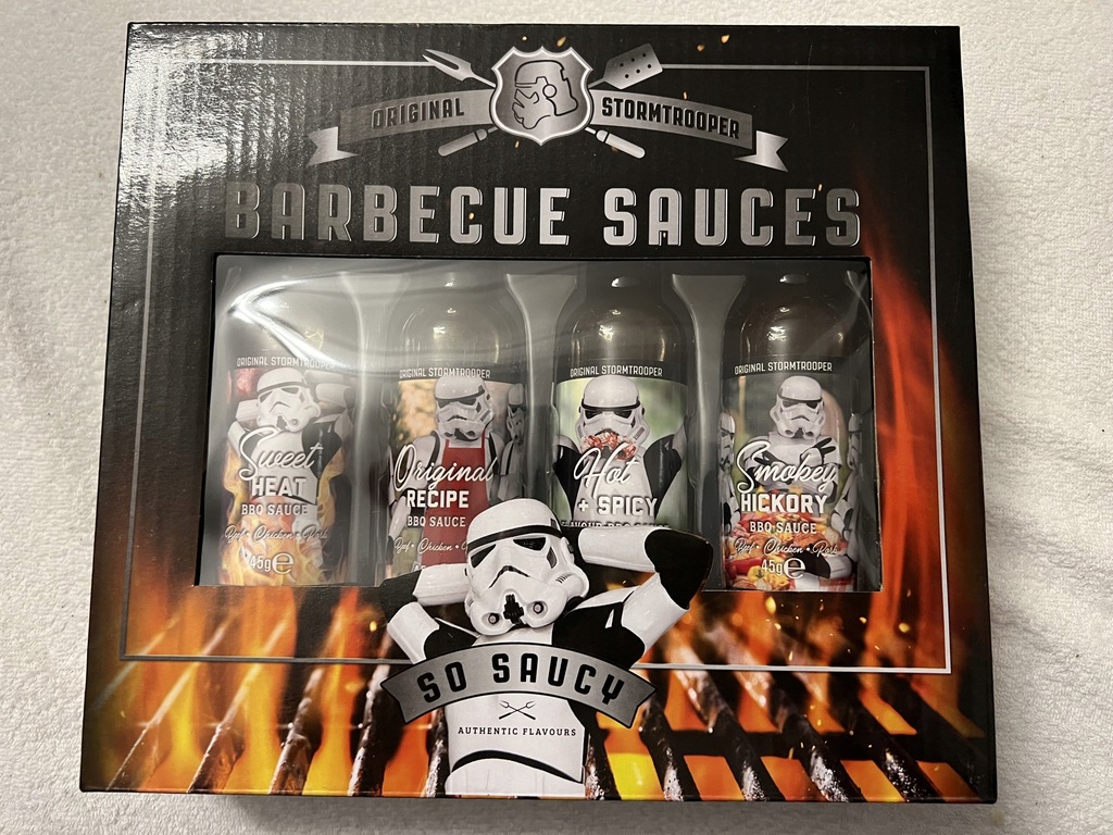 Oryginalny zestaw sosów Stormtrooper BBQ STAR WARS