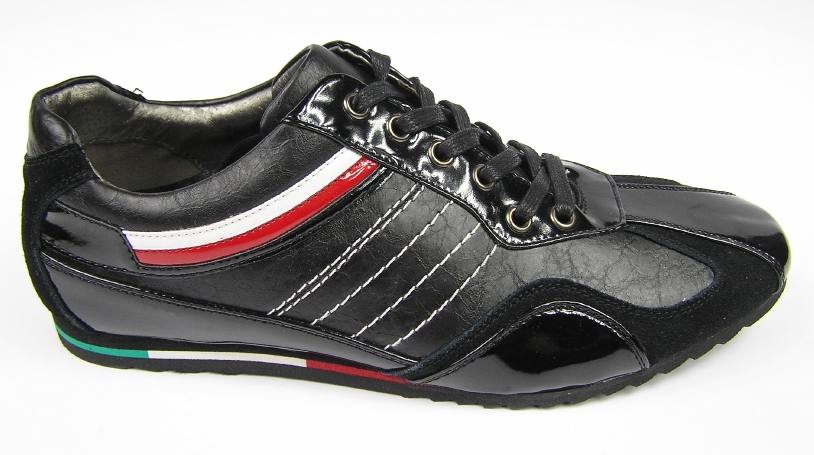 McARTHUR sportowe buty skórzane czarne rozm. 43
