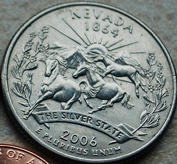 25 centów NEVADA 2004 konie :)