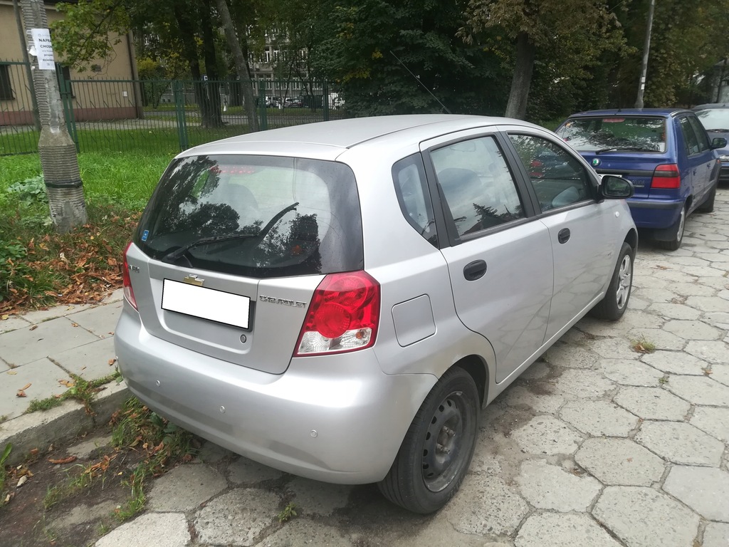 CHEVROLET AVEO liftback 1.2 72 KM USZKODZONE