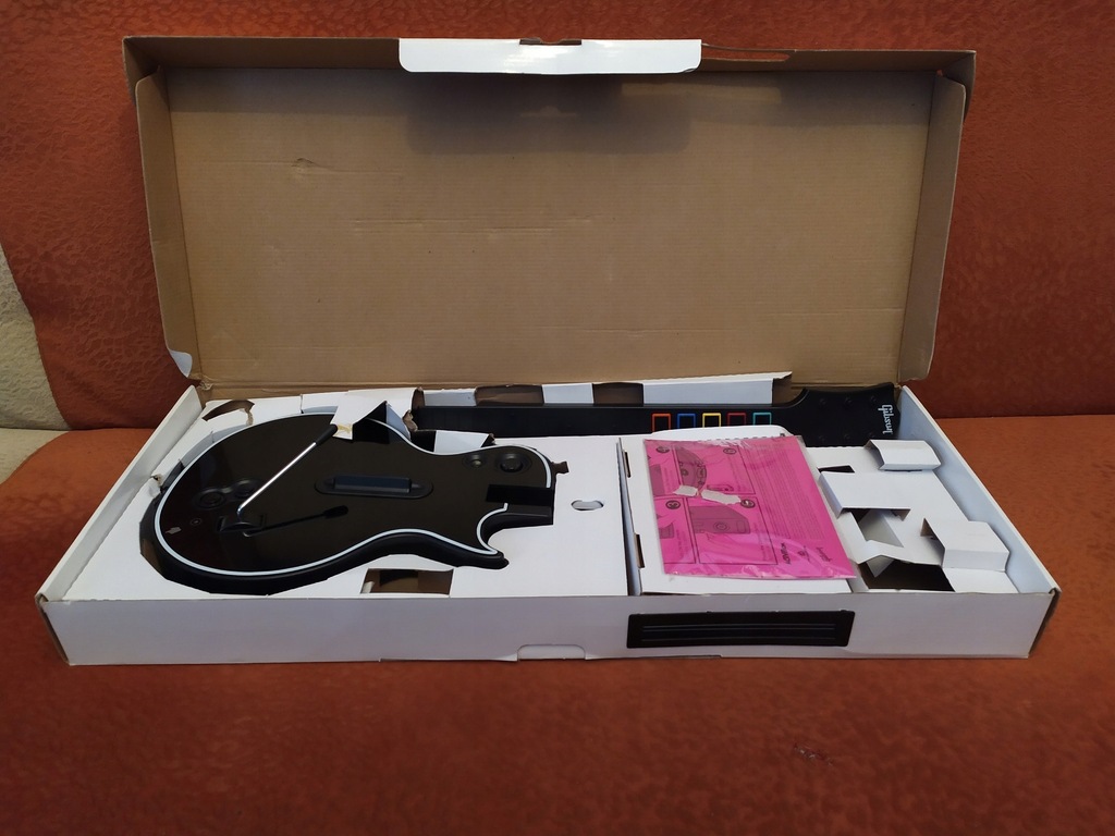 GUITAR HERO LES PAUL GIBSON GITARA XBOX 360 8951950027 oficjalne