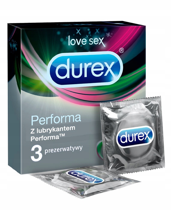 Prezerwatywy DUREX Performa 3 sztuk ANTYKONCEPCJA