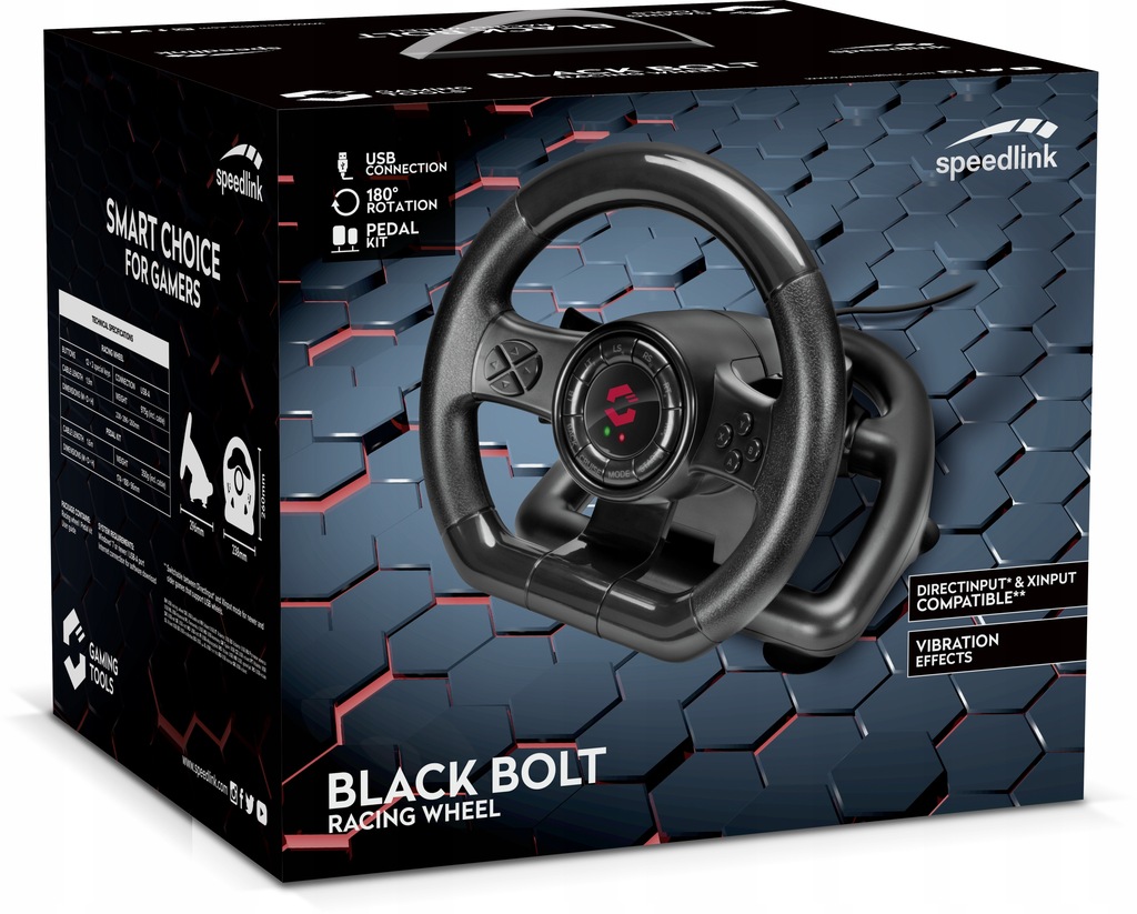 Купить Компьютер Speedlink BLACK BOLT Racing Wheel: отзывы, фото, характеристики в интерне-магазине Aredi.ru