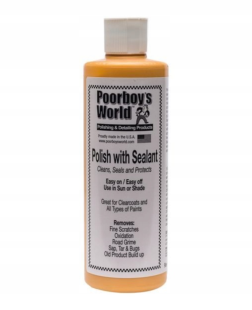 POORBOY'S POLISH WHITE SEALANT CZYŚCI LAKIER 473ml