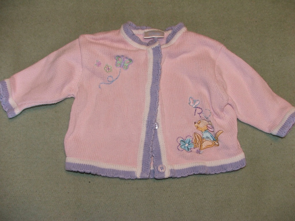 Sweterek z Maleństwem 6-9m Disney