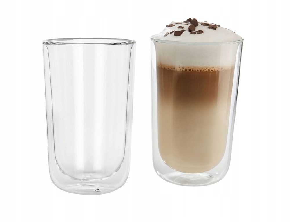 DWUŚCIENNE SZKLANKI DO LATTE MACCHIATO ERNESTO 460ml 2 szt