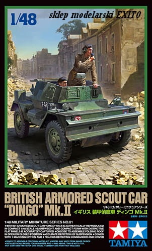 TAMIYA 32581 - 1:48 British Scout Car Dingo Mk.II
