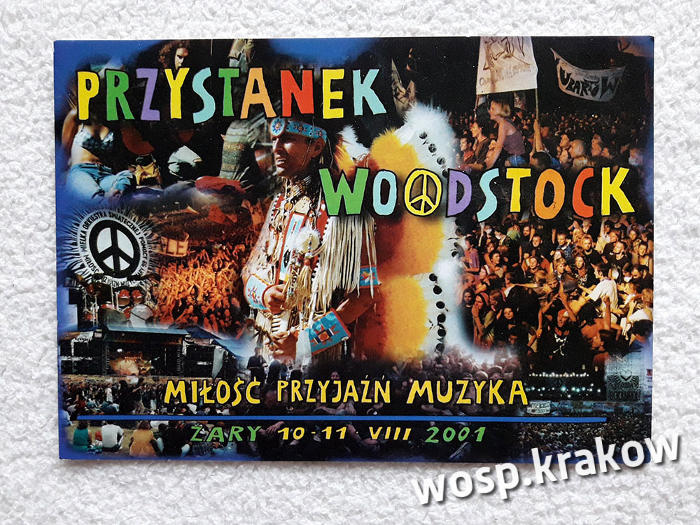 Pocztówka WOODSTOCK 2001