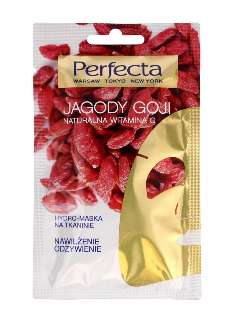 Perfecta Jagody Goji Maska na tkaninie - Nawilżeni