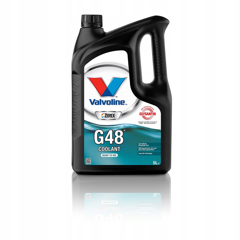 VALVOLINE Zerex Coolant G48 5L płyn chłodniczy 12543720361