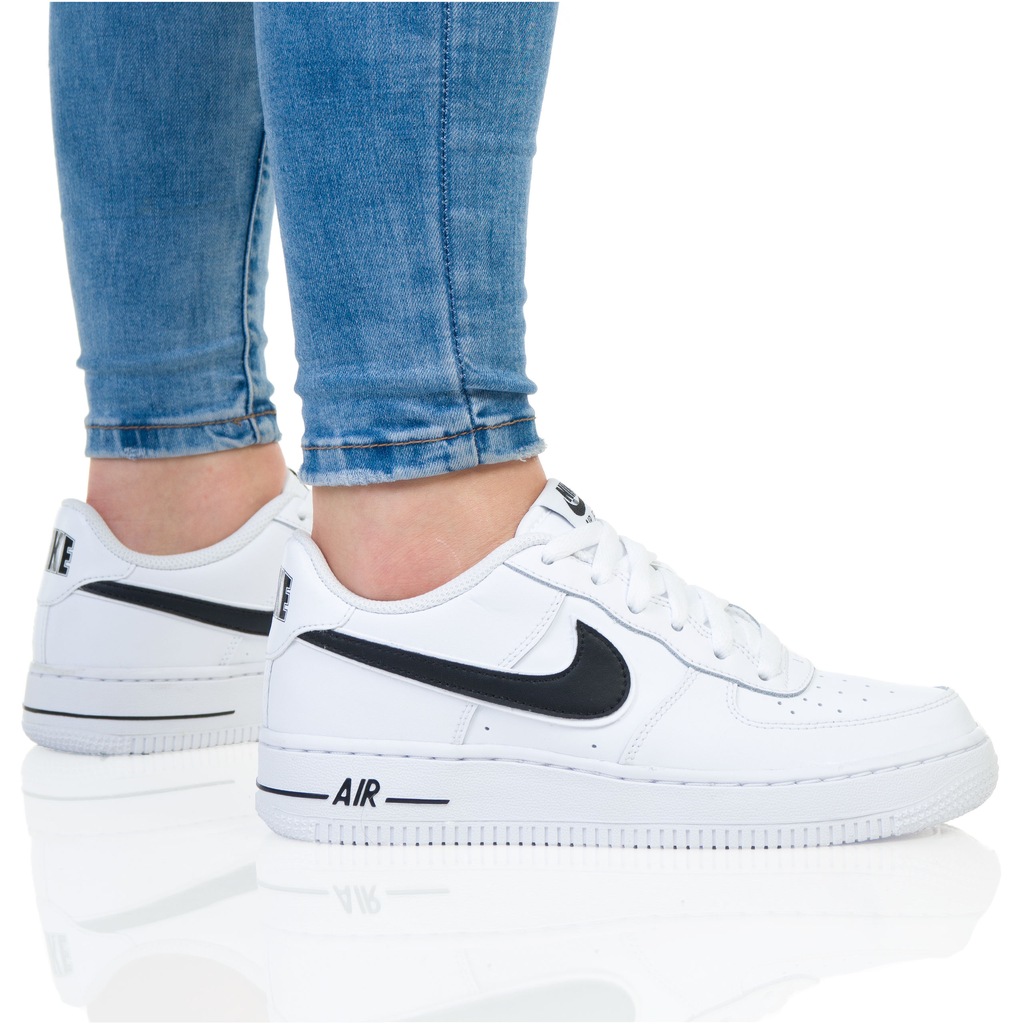 BUTY NIKE DAMSKIE AIR FORCE 1-3 (GS) AV6252-100 8105866164