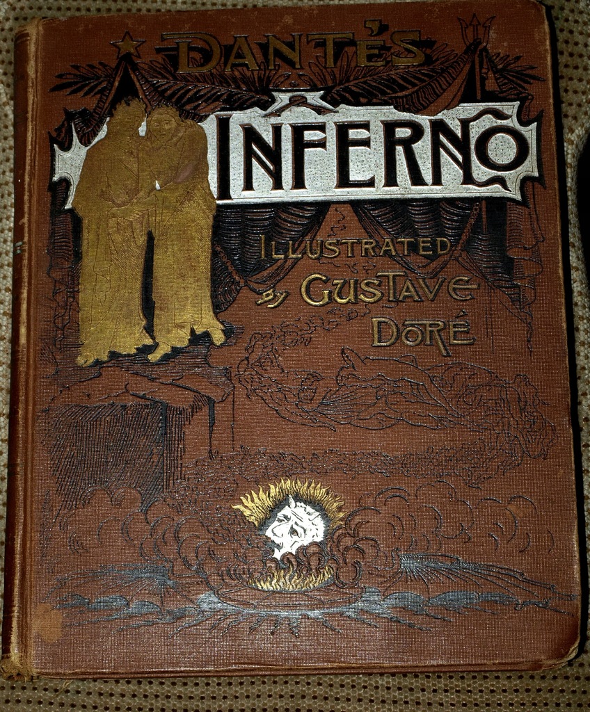 Piekło, Inferno Dante - ilustracje Gustave Dore, 1880r