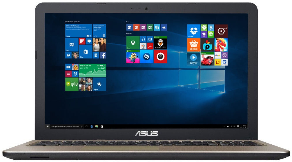 Asus F540U i5-7200U 15,6" 8GB 256GB SSD HDMI Bluetooth Kamerka USB 3.0 W10