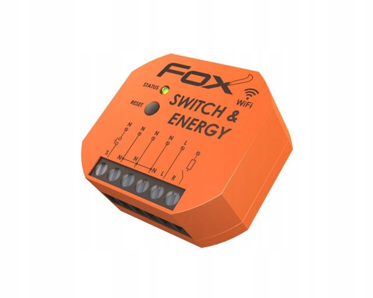 Przekaźnik Wi-Fi do puszki 230V WI-R1S1-P F&F FiF